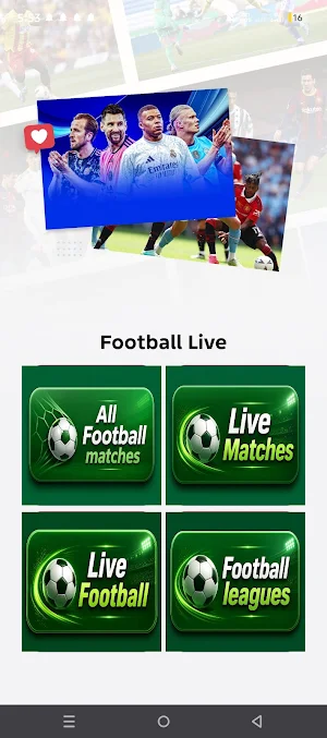 CricFy -  Football Live TV HD Screenshot 0
