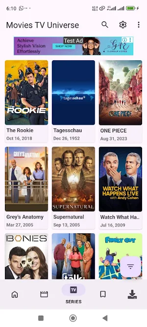 Movies TV Universe Screenshot 2
