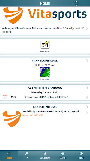 Vitasports tennis & padel Screenshot 1
