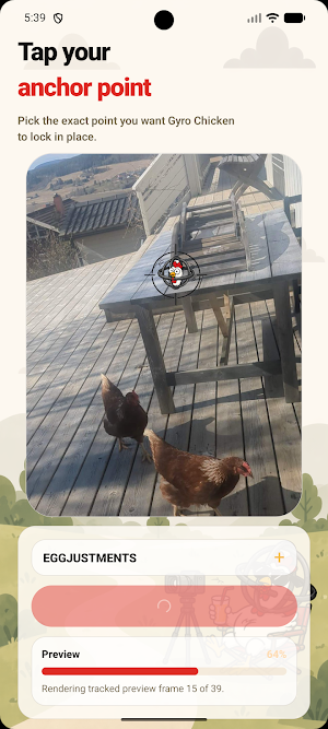Gyro Chicken Video Stabilizer Screenshot 2