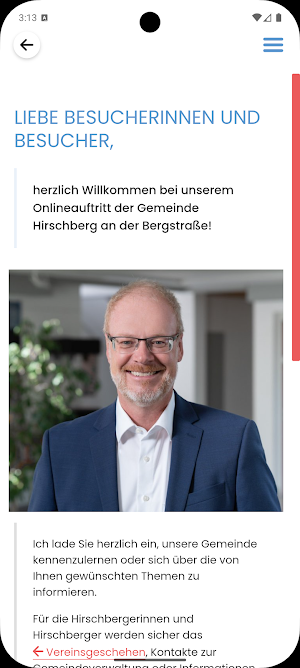 Bürger-App Hirschberg a. d. B. Screenshot 1