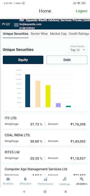 EPW - Equentis Private Wealth Screenshot 2