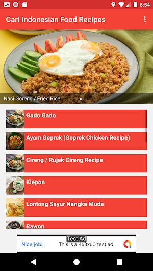 Cari Indonesian Food Recipes Screenshot 1