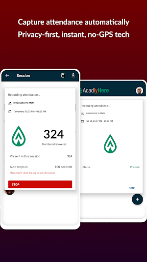Acadly Here - Auto Attendance Screenshot 0