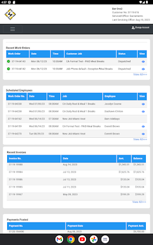LF Customer Portal Screenshot 3