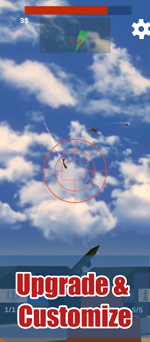 Air defense Airplane shooting Screenshot 3