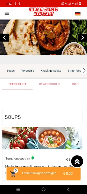Indian Spices München Screenshot 1