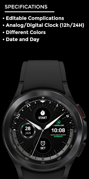 Nighty Analog 03 - watch face Screenshot 3