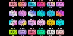 AZ194 Digital Rose Watch Colle Screenshot 1