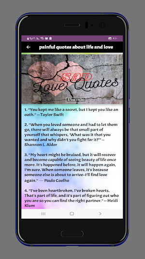 painful quotes about love Screenshot 3