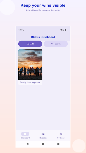 Blissboard Screenshot 1