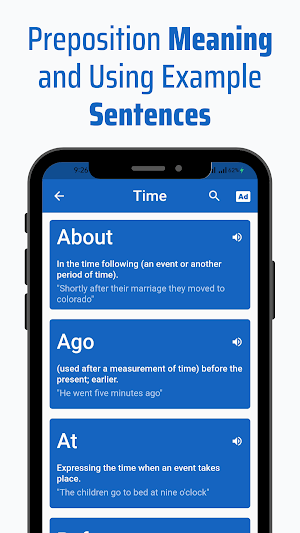 English Prepositions Screenshot 2