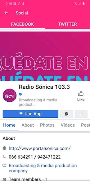 Radio Sónica Perú Screenshot 2