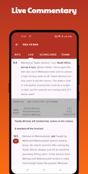 Cricket Live Line Score -CriCo Screenshot 2
