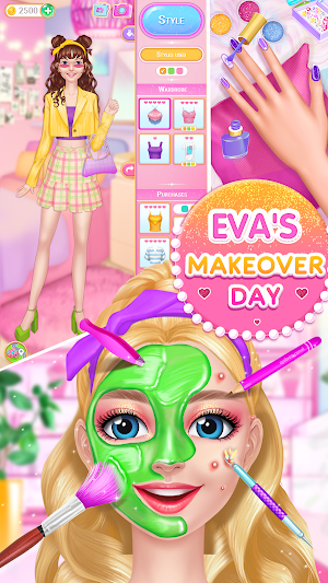 Eva's Makeover Day: Spa Salon Screenshot 0