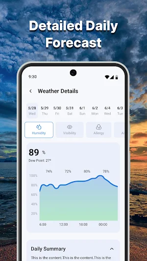 Live Weather - Daily Forecast Screenshot 1
