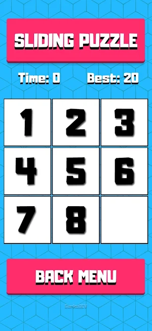 Sliding Puzzle - Numbers Screenshot 1