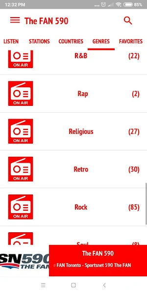 Fan 590 AM Radio Toronto Screenshot 3