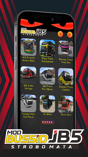 Mod Bussid JB5 Strobo Mata Screenshot 1