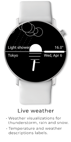 Horizon Timeline Watch Face Screenshot 2