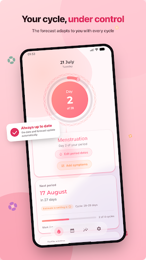 Period Tracker and Pregnancy Screenshot 0