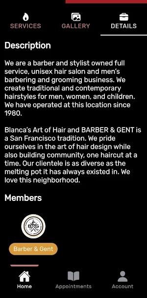 Barber & Gent Screenshot 2