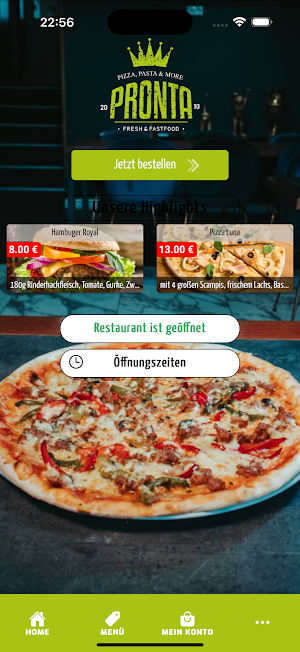 Pizza Pronto Online Screenshot 0