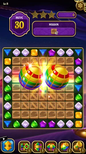 Magic Lamp - Genie & Jewels Match 3 Adventure Screenshot 1
