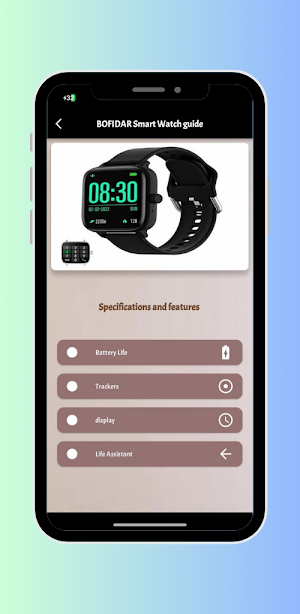 BOFIDAR Smart Watch GUIDE Screenshot 0