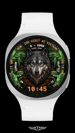 Jungle Watch Face 104 Screenshot 2