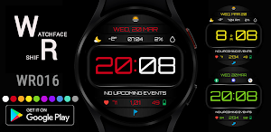 WR 016 Digital Watch Face Screenshot 0