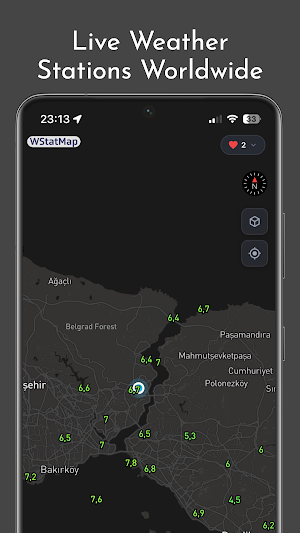 WStatMap-Weather Map & Live Screenshot 0