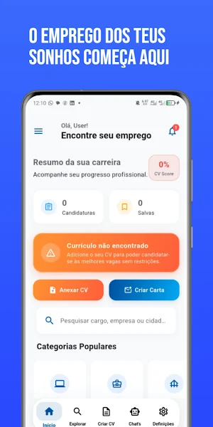 Bué de Empregos: CV-ATS, VAGAS Screenshot 0