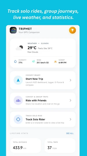 TripMet: Your GPS companion Screenshot 0