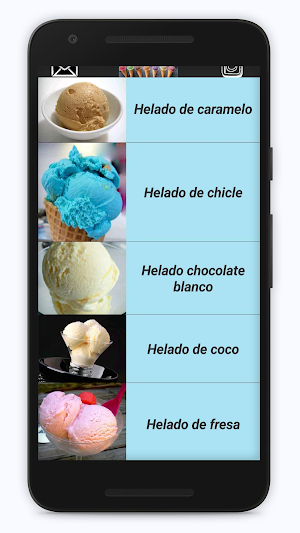 Helados & Sorbetes Screenshot 1