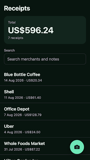 TaxPocket: Deductible Expenses Screenshot 0