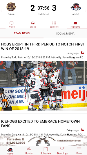 Rockford IceHogs Screenshot 1