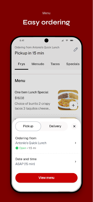 Antonio's Quick Lunch Screenshot 2