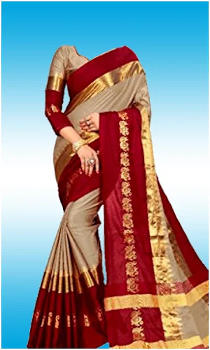 Fashion Latest Georgette Women Sarees Editor Screenshot 0