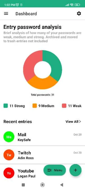KeySafe Beta, Password Manager Screenshot 0