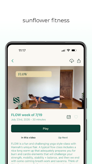 sunflower fitness Screenshot 3