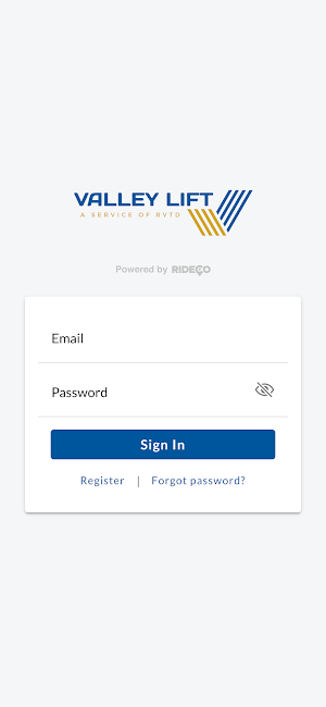 Valley Lift Connect Screenshot 1