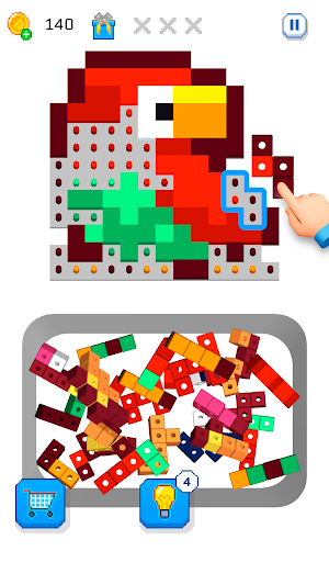 Blocking Pixels - Block Puzzle Screenshot 1