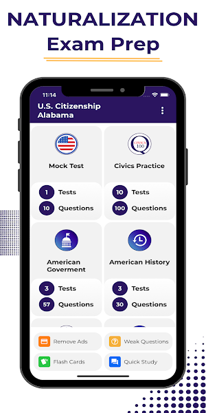 US Citizenship Study Guide Screenshot 1