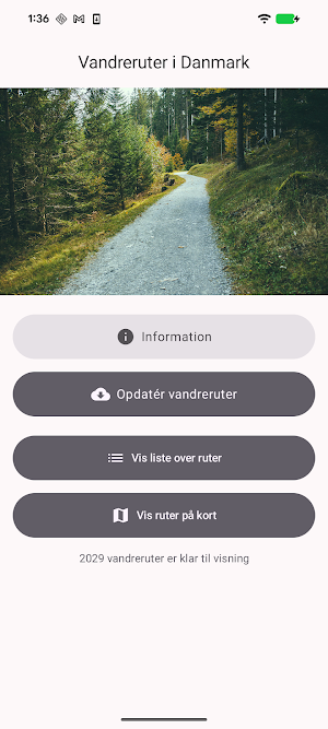 Vandreruter i Danmark Screenshot 0