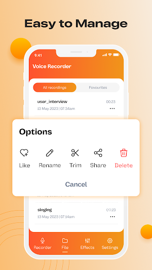 Voice Recorder & Voice Changer Screenshot 1