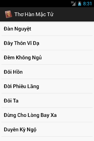 Thơ Hàn Mặc Tử Screenshot 0