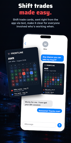 Frontline - Shift Calendar Screenshot 1