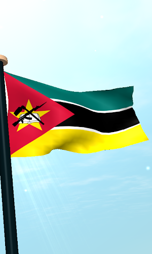 Mozambique Flag 3D Wallpaper Screenshot 3