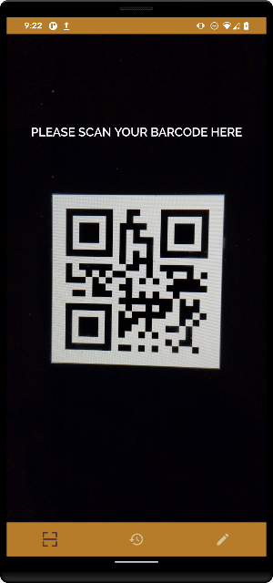 Barcode / QR Code - Scanner an Screenshot 0